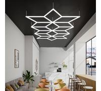 Luci innovative per workstation Diamond, soluzioni di illuminazione creativa personalizzabili, array di luci Dynamic Diamond Group, perfette per vari ambienti, Wokshop, ristoranti, garage ZT6103