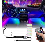 Luci interne LED dell'auto,luci interne dell'auto Usb,luce di lettura interna dell'auto,luci interne dell'auto,luci dell'atmosfera della decorazione USB,decorazione dei kit di illuminazione dell'auto