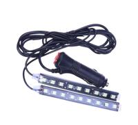 Luci Interne LED per Auto 12v Blu Accendisigari | Striscia Flessibile in Pc, Installazione Semplice, Effetto Quasi Invisibile, per Abitacolo Auto