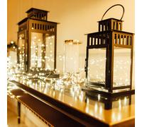 Luci Lampada Decorativa a Sospensione Nero Luce da Party 40x LED Ghirlanda