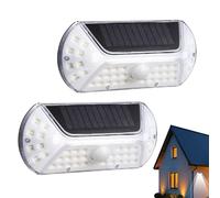 Luci , Lampada Solare Esterna Impermeabile, Resistente alle Intemperie 2 Pezzi Lanterna ad Alta Efficienza Energetica per Patio Giardino Cortile Percorso e Paesaggio