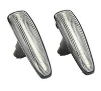 Luci Lampeggianti 2 Pezzi Ambra per Mitsubishi, Lancer, Outlander, indicatori di direzione, luci di Posizione dinamiche a LED, indicatori di Posizione Laterali per parafanghi, specchietti retrovisori