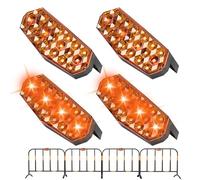 Luci lampeggianti anti-collisione-luci di sicurezza automobilistiche, apparecchi ad alta efficienza energetica | Design di luci strobo luminose alimentate a energia solare, pericolo per il pericolo di