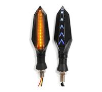 Luci Lampeggianti Motociclette Per KAWASAKI Per Z1000 Per Z1000SX 2010-2016 Luce Laterale Indicatore Direzione Moto Luci Scorrimento Indicatori Anteriore Posteriore(Blu)