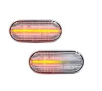 Luci Laterali Auto Lampada Indicatori Direzione 1J0949117 Per Ford Per C-Max Per Fiesta Per Focus Per Galaxy LED Luce Posizione Laterale Dinamica Indicatore Direzione(Clean NO Dynamic)