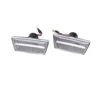 Luci Laterali Auto Lampada Indicatori Direzione 2 Pezzi Per Chevy Per Aveo Per Cruze Per Orlando Indicatore Laterale Dinamico Ripetitore LED Indicatore Direzione(Dynamic Crystal)