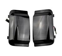 Luci Laterali Auto Lampada Indicatori Direzione 2 Pezzi Per Citroen Per Ponticello Per Relè 2006-2019 Luce Dinamica Dello Specchio LED Lampeggiante Segnale Svolta(Dynamic Smoked)