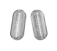 Luci Laterali Auto Lampada Indicatori Direzione 2 Pezzi Per Ford Per C-Max Per Fiesta Per MK6 Per Messa A Fuoco Lampada Lampeggiante Dinamica LED Indicatori Direzione Luce Posizione(Dynamic Crystal)