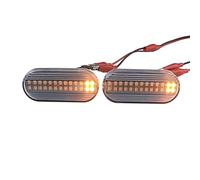 Luci Laterali Auto Lampada Indicatori Direzione 2 Pezzi Per Octavia Per 1u 1996-2010 LED Che Scorre Dinamico Indicatore Direzione Laterale Luce Segnale(White)