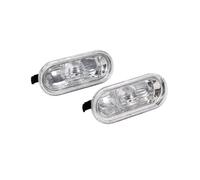 Luci Laterali Auto Lampada Indicatori Direzione 2 Pezzi Per Vw Per Golf 4 Per Mk4 Per Bora Car Side Marker Light Shell Indicatore Direzione Spie Luminose(2Pcs White)