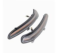 Luci Laterali Auto Lampada Indicatori Direzione 2PCS Per Peugeot Per 208 Per Il 2008 Dinamica LED Specchio Laterale Lampeggiante Luci Sequenziale Indicatore Direzione Lampade(Dynamic Crystal)