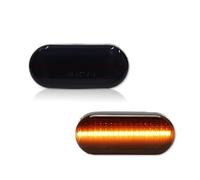 Luci Laterali Auto Lampada Indicatori Direzione Per Ford Per C-Max Per Fiesta Per Focus Per Fusion Per Galaxy Luce Di Posizione Laterale Dinamica A LED Luce Di Direzione(Smoke NO Dynamic)