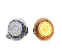 Luci Laterali Auto Lampada Indicatori Direzione Per Ford Per Transit Per Connect 2010-2021 Luci Di Segnalazione Laterali Per Paraurti Anteriore Auto A LED Luce Parafango Allargata(Clear Lens)