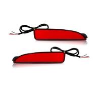 Luci Laterali Auto Lampada Indicatori Direzione Per Mazda 3 5 6 LED Paraurti Riflettore Luci Coda Freno Fendinebbia Posteriori Lampeggio Sequenziale Luce Di Direzione(Red Lens)