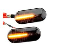 Luci Laterali Auto Lampada Indicatori Direzione Per Octavia Per 1U 1996-2005 2006 2007 2008 2009 2010 Led Dynamic Side Marker Indicatore Direzione(Smoke black)