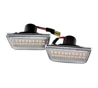 Luci Laterali Auto Lampada Indicatori Direzione Per Opel Per Insignia Per Astra H Per Zafira B Per Corsa D Luci Posizione Laterali Lampada 2005-2014 Dinamica LED Indicatori Direzione(Crystal)