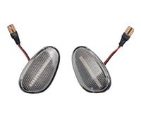 Luci Laterali Compatibile Con Alfa Per Romeo Per Gtv 1994-2003 Accessori Per Auto Indicatore Direzione Laterale Dinamico Indicatore Direzione Lampada Ripetitrice 60603161(Clear)