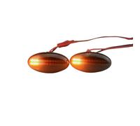 Luci Laterali Compatibile Con Peugeot 206 2000-2004 2005 2006 Per Traveller 2016-2018 Luce Di Posizione Laterale Indicatore Di Direzione Lampeggiante(For Dynamic Smoked)