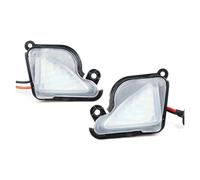 Luci Laterali Frecce Laterali 2 Pezzi 6000K Bianco Per Skoda Per Octavia Mk3 5E 2012-2017 Per Superb 2 Per Octavia 3 LED Sotto Luce Dello Specchio Laterale Lampada Pozzanghera