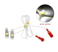 Luci Laterali LED Per Motocicletta T10 Indicatori Di Direzione Bianco Giallo