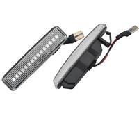 Luci Laterali Per Auto Per 5 Serie 5er Per E39 1995-2003 2PCS Indicatori Direzione Dinamici Posizione Laterali Che Scorre Sequenziale Lampeggiatore Styling(Crystal style)