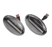 Luci Laterali Per Auto Per Benz Per Smart 450 W639 W168 W447 2x Indicatori Direzione Dinamici Indicatori Direzione Laterali Lampada Car Styling Accessori(Dynamic Crystal Type)