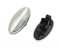 Luci Laterali Per Auto Per Citroen Per C2 2003 2004 2005-2010 Indicatore Laterale Lampada Car Styling Auto Specchietto Retrovisore Indicatori Direzione Accessori(Crystal)