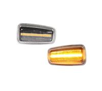 Luci Laterali Per Auto Per Fiat Per Ulysse Luci Di Direzione Anteriori Dinamiche A LED Stile Auto Luci Di Sterzo Luci Laterali Parafango Auto(Clear Lens)