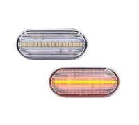 Luci Laterali Per Auto Per Ford Per C-Max 2007.02-2 Pezzi Car Styling Indicatori Dinamici Indicatore Laterale Indicatore Direzione Accessori Auto(Clear Lens Dynamic)