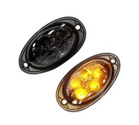 Luci Laterali Per Auto Per Freightliner Per Cascadia 2008-2017 Gruppi Luci Indicatori Di Direzione Laterali Per Camion Con Cabina Anteriore A LED Semi Truck(Smoked Lens)