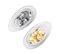 Luci Laterali Per Auto Per Freightliner Per Cascadia 2008-2017 Gruppi Luci Indicatori Di Direzione Laterali Per Camion Con Cabina Anteriore A LED Semi Truck(Clear Lens)