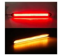 Luci Laterali Per Auto Per I Fari Delle Auto Che Scorrono Indicatori Direzione Gialli Luci Diurne Guida 2 Pezzi 12 V DRL Strisce Luce Marcia Diurna Car Styling(Red yellow,34.5cm)