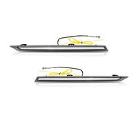 Luci Laterali Per Auto Per RAV4 2019-2021 Luci Diurne A LED Copertura Per Presa D'aria Del Cofano Motore Dell'auto Decorazione DRL Indicatore Di Direzione Lam(Clear Lens)