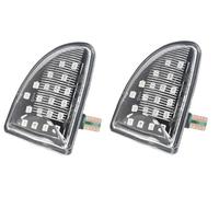 Luci Laterali Per Auto Per Smart Per Fortwo 451 MK1 MKII 07-15 1 Coppia Dinamica Auto Lampeggiante Specchietto Laterale Indicatore Direzione Segnalazione Accessori(Fullstar Crystal)