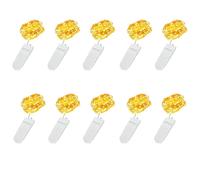 Luci LED a Batteria 10 Pezzi 1M 10LED Luci Stringa Filo Di Rame Lucine