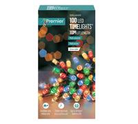 Luci LED A Batteria Da 100 Con Timer Per Natale Interni O Esterni - Multicolore