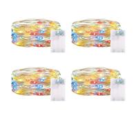 Luci LED a Batteria di Timer, 3 metri 30LED Lucine LED Decorative a Batteria, Impermeabile Stringa Luci LED Batteria, LED a Batteria per Natale Matrimonio Decorative Festa Interno Letto Camera