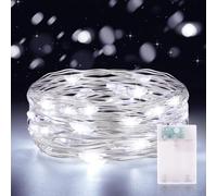 Luci LED a Batteria di Timer, 3 metri 30LED Lucine LED Decorative a Batteria, Impermeabile Stringa Luci LED Batteria, LED a Batteria per Natale Matrimonio Decorative Festa Interno Letto Camera