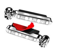 Luci LED Ad Energia Eolica,2 Pezzi Luci Eoliche per Veicoli - Impermeabili per Veicoli Berline, SUV, Camion, Pick-Up, Moto, Bici, Scooter per Parcheggio E Guida | Lampada Decorativa Impe