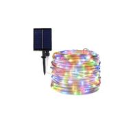 Luci LED da esterno con pannello solare 30 mt con 300 LED rgb multicolore