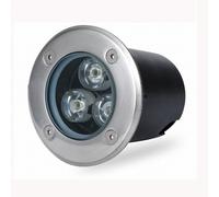 Luci LED da Giardino Integrate nel Terreno IP66 Impermeabili AC85-265V, luci LED da Esterno interrate per Cortile, Giardino, passerella, Ponte, gradini, luci per Pozzi (Verde 12WAC85110V)