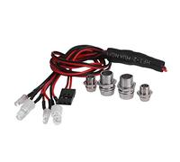 Luci LED per auto RC, Kit luci fanalino posteriore 4 LED parti di accessori per auto camion telecomando