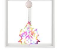 Luci LED per finestre di Halloween, luci sagome per finestre di Halloween, luce decorativa carina, silhouette, gatto per la casa