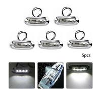 Luci LED Scale Luce Marine Barca PC Lente Set Walkway 12V -24V 5pcs Abitacolo