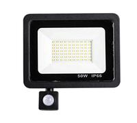 Luci LED Securi da 50 W per esterni, con sensore Mot PIR, IP66, impermeabile, per giardino, patio, vialetto, porta, illuminazione solare luminosa