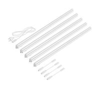 Luci LED sottopensile Rigel 87,3cm ciascuna 1118lm bianco set di 5