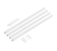 Luci LED sottopensile Rigel a 2 fili 113cm ciascuna 1692lm bianco set di 4
