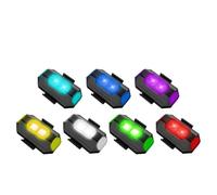 Luci LED stroboscopiche, Luci Stroboscopiche a LED, 6 pezzi Luci Anti Collisione, Luce Stroboscopica di Emergenza per Mini Droni Luce Lampeggiante (2 pezzi) | STROBIES