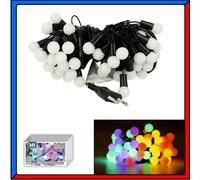 Luci Lucciole per Natale Natalizie 40 LED Catena Luminosa Multicolore da Interno
