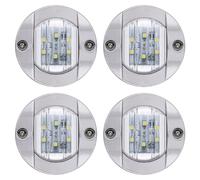 Luci marine montaggio a poppa 12V LED set 4 pezzi per illuminazione ponte barca